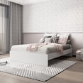 thumbnail image 2 of Polifurniture Full Size Wood Platform Bed Frame, White, 2 of 2