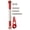 Red, variant on M Buder 1:12 RC Steering Linkage Kit, Aluminum Alloy Rod for MN86K RC Car, Silver, 1 Set