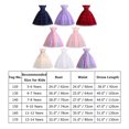 thumbnail image 5 of IDOPIP Girls Long Communion Princess Lace Dresses Flower Bridesmaid Pageant Party Wedding Floor Length Dance Evening Formal Gowns 9-10 Years White, 5 of 5