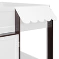 thumbnail image 6 of Harper & Bright Designs Full House Loft Bed with Playhouse, Modern Wood Cabin Bed with Storage Cabinets and Under Bed Play Area for Boys & Girls Bedroom, Espresso+White, 6 of 20