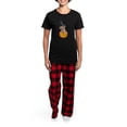 thumbnail image 4 of CafePress - PD Moreno's Halloween Puppy - Women's Short Sleeve Print T-Shirt and Pants Dark Cotton Pajama Set, 4 of 7