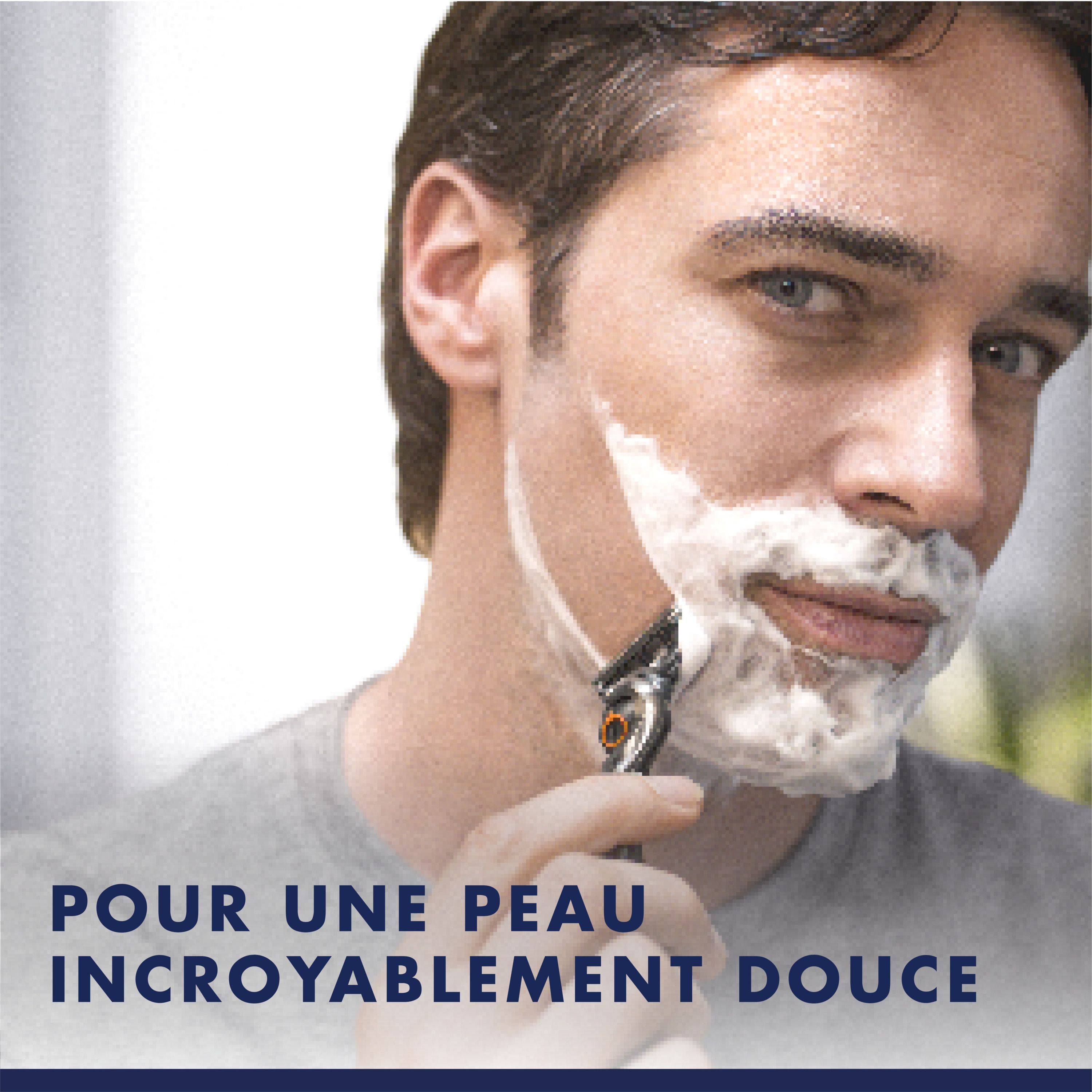 Gillette FusionPro Sensitive Cooling Shaving Gel for Men, 2-in-1 Shave Gel for Men’s Grooming Protects and Hydrates, With Eucalyptus and Aloe Vera., 198G