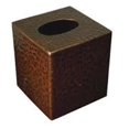 thumbnail image 1 of Hand Hammered Copper Tissue Box Cover Finish: Antique Copper, 1 of 4