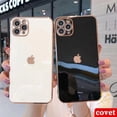 thumbnail image 3 of COVET Carcasas Funda Protectora De Silicona Galvanizada Funda Case Carcasa Para iPhone 11 12 13 14 Pro Max Xr X Xs Max 7 8 Plus SE 2020, 3 of 4