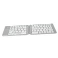 thumbnail image 1 of Slim Folding Keyboard, Multisystem Compatibility Stable Connection Double Folding  3.0 Smooth Ergonomic Foldable Wireless Keyboard  for Tablet Black,Grey White, 1 of 7