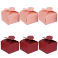 thumbnail image 4 of 50pcs Heart Square Wedding Gift Box Exquisite Biscuits Box Paper Candy Boxes, 4 of 7