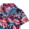 thumbnail image 4 of Coerni Boys Hawaiian Shirt Short Sleeve Button Down Shirts Toddler Lapel Top Kids Baby Summer Casual Tropical Beach Clothes, 4 of 5