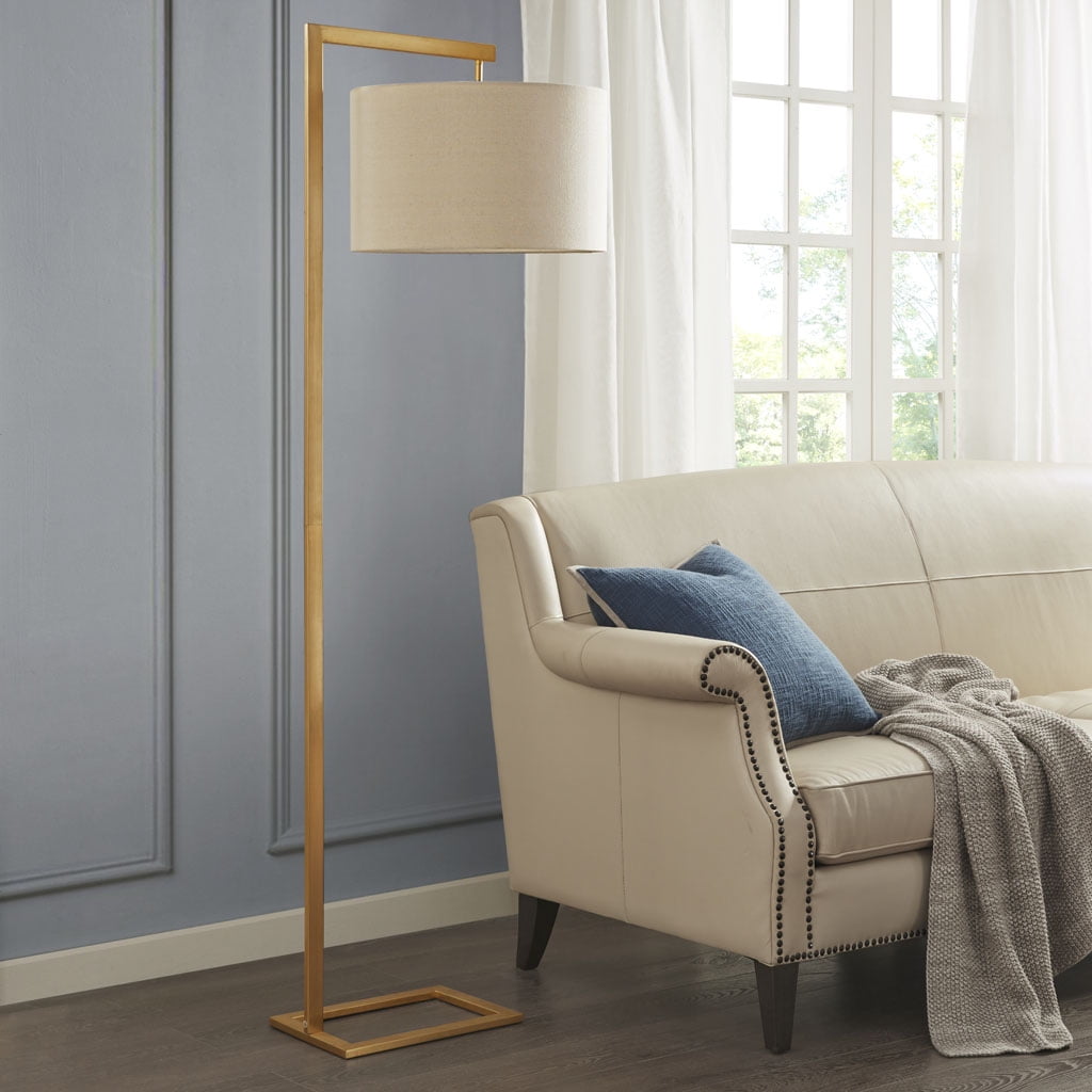 68" Delta Floor Lamp Gold
