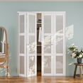 thumbnail image 2 of 64" X 80" 3-Lite Frosted Glass Finished Surface Bi-Fold Door, 2 of 9