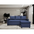 thumbnail image 2 of Sala Esquinera Modular El Bazar Store Vancouver Azul Marino 175x130 cm Sofa Lado derecho ó izquierdo Económica, Tela Lino, 2 of 6