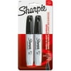 Sharpie Permanent Markers, Chisel Tip, Black, 2 Count