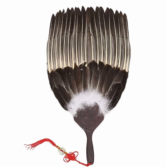 1 * feather fan-As Shown