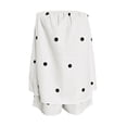 thumbnail image 6 of JFOPQVSM Women 2 Piece Matching Sets Striped Tube Top Shorts Sets Summer Polka Dot Vacation Outfits Casual Short Set with Pockets,Lightweight, 6 of 6