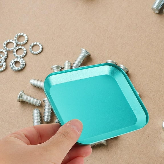 CRAFTHROU 1Pack Aluminium Alloy Magnetic Screw Tray for Tools and Small Parts in Home Garage