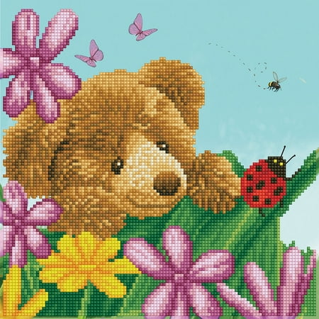 UPC: 4895225921737 | DIAMOND DOTZ Honey Pot Bear Hide & Seek Diamond Painting Kit – Unisex – Adults and Teens Ages 13 and Up