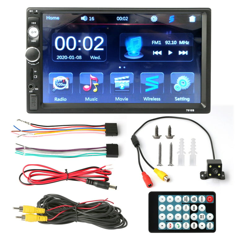 iMounTEK 7Inch Touch Screen Radio, Bluetooth Car MP5 Player with