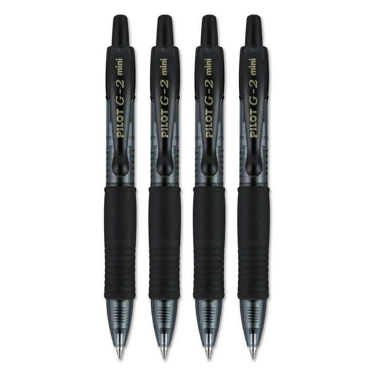 G2 Mini Gel Pen, Retractable, Fine 0.7 mm, Black Ink, Smoke/Black Barrel, 4/Pack G2 Mini Gel Pen, Retractable, Fine 0.7 mm, Black Ink, Smoke/Black Barrel, 4/Pack