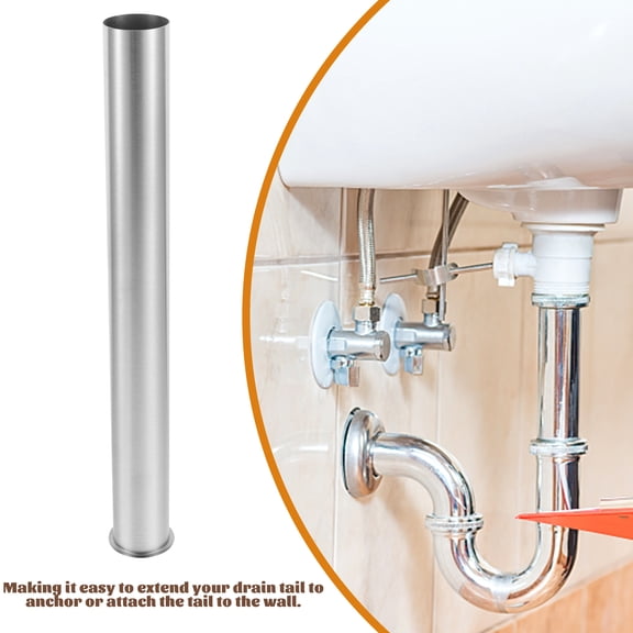 MEIBUTYUP Stainless Steel Kitchen Sink Drain Kit with Extension Tube for Easy Installation