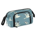 thumbnail image 2 of Fish Mouth Pencil Bag 9.45*3.74*5.9 Inches Pencil Bag Pencil Case Pencil Box Makeup Bag Suitable for Office and Study Cartoon Blue Seagull, 2 of 7
