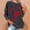 Gray(New), variant on PNTUTB Womens Fashion Crew Neck Casual Hoodless Loose Long Sleeve Shirts Graphic Comfy Sweatshirts
