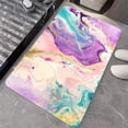 thumbnail image 4 of Diatomaceous Earth Bath Mat,Purple Watercolor Marble Non-Slip Volume Super Absorbent Fast Drying Eco-Friendly Easy to Clean for Bathroom Kitchen Door mat 16×24Inch (40 * 60cm), 4 of 6
