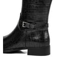 thumbnail image 4 of Ferwind Women's Riding Boots Textured Upper Low Heels Adult Black 10, 4 of 8