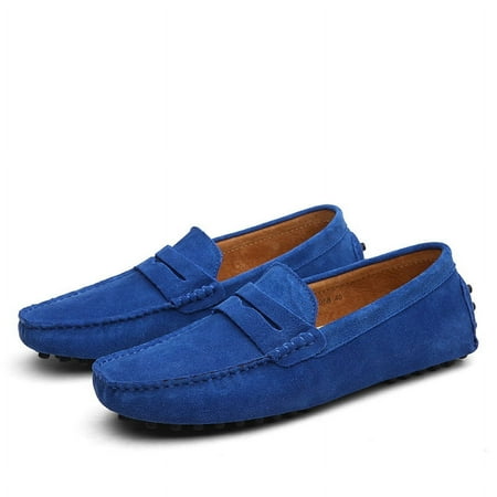 

Men s Casual Comfy Slip On Penny Loafer Shoes Outdoor Anti-skid Flat Walking Driving Shoes- 2088840