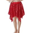 thumbnail image 1 of HXWCHs Robe d'Hiver Filles Robe de Performance Asymétrique à Couches avec Shorts Intégrés Jupe Tutu pour Fêtes de Danse et Rouge 7-9 Ans, 1 of 7
