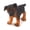 F, variant on E Solid Plastic Ornament Model Simulation World Teddy Shiba Inu Dog Toy For Kids