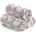 thumbnail image 2 of 1 Pack 3 Blankets Super Soft Fluffy Premium Cute Elephant Pattern Pet Blanket Flannel Throw for Dog Puppy Cat Khaki Small(23x16 inch), 2 of 6