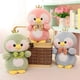 thumbnail image 2 of Lindos animales de peluche pequeños, pingüino de peluche, pato kawaii, muñeco esponjoso, divertido panda, mini elefante de peluche, regalo para bebés, niñas, 25 cm, pollo, 25 cm, pollo, 2 of 5
