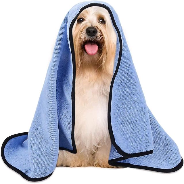 Toalla para perros de secado rápido, toallas absorbentes para perros, toalla de baño para mascotas