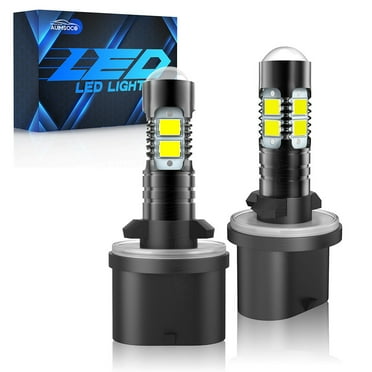 2Pcs 880 LED Fog Light/Daytime Running Light Bulbs 6000K Xenon White High Power Lamps 890 892 893 899