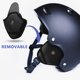 thumbnail image 5 of ColoMX 1 par de protectores auditivos extraíbles con diseño único para cascos de motocicleta. Almohadillas ajustables para la mayoría de los cascos que brindan seguridad total para la cabeza., 5 of 8