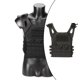 thumbnail image 3 of Chaleco de combate militar 600D poliéster ligero chaleco táctico de protección para Plate Carrier Magazine, , entrenamiento al aire Negro Soledad Chaleco de juego al aire libre, 3 of 10