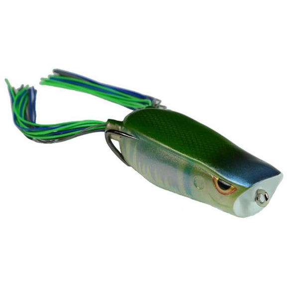 Spro & Gamakatsu 0.5 oz Bronzeye Frog Popper Misty Shad