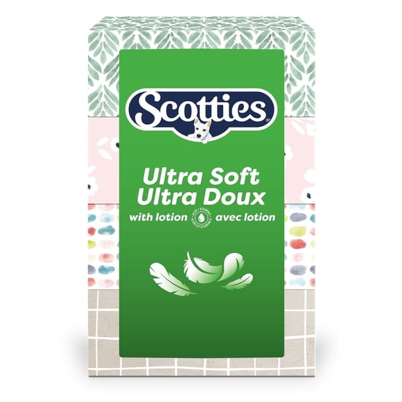 Scotties Ultra Doux avec Lotion 4 Boîtes