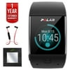 Polar M600 Sports GPS Smart Watch Black (90063087) + Bally Total Fitness Bluetooth Digital Body Mass Bathroom Scale (Black) + Fusion Bluetooth Headphones Black/Red + 1 Year Extended Warranty