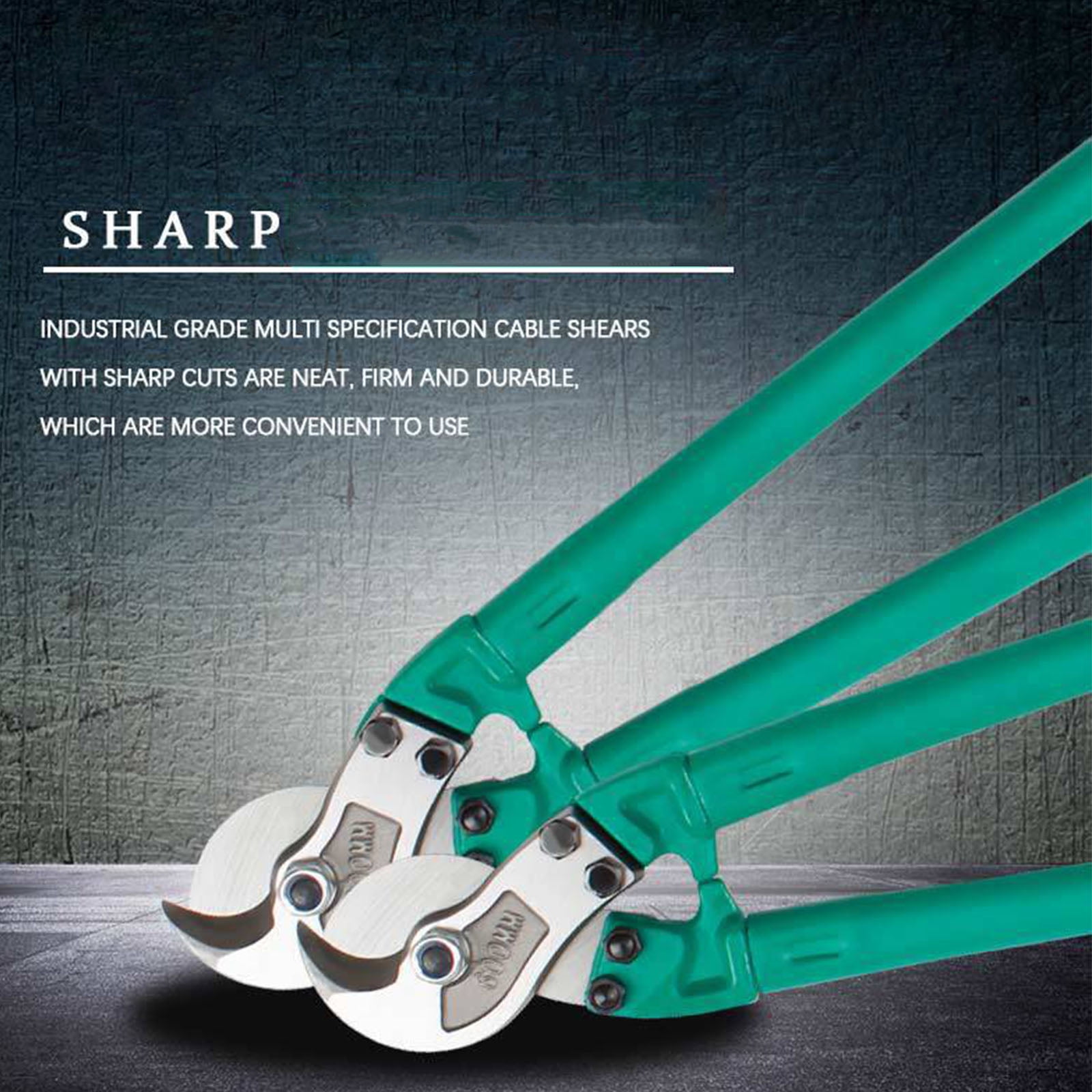UNTERING Bolt Cutters Insulated Cable Cutter Wire Stripper Electrician Shears Pliers Scissors Cutting Tools Manual 18/24 Inch Stranding Pliers