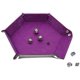 thumbnail image 5 of STYLIFING Juego de bandejas para dados de 4 piezas Dados de metal plegables para juegos de mesa Cuero de PU grueso plegable de doble cara y terciopelo de alta calidad, 5 of 5