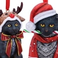 thumbnail image 4 of Adornos Para Árboles De Navidad, Colgante De Resina Para Gatos, Adornos Artesanales, Colgante De Gato Negro, Decoración De Escritorio Para El Hogar matsuzay AP006658-01, 4 of 6