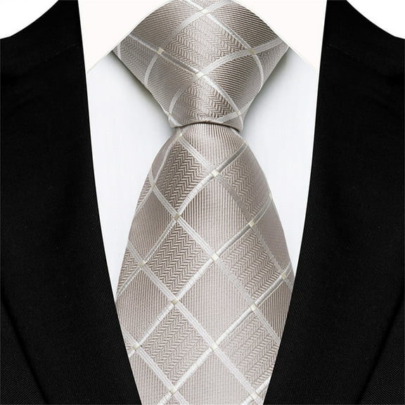 Stylish Men's Silk Blend Tie Evening Banquets Necktie Gentleman's Necktie for Professionals and Fashion Men