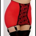 thumbnail image 5 of Falda corta europea y americana con encaje divertido, hebilla de metal sexy, liguero de malla ajustable de 6 garras, 5 of 5
