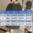 thumbnail image 3 of FRSASU Womens Winter Large Size Coat Solid Color Warm Zipper with Pockets Long Sleeve Hooded Casual Cotton Jacket Comfortable Top Gray, 3 of 6