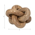 thumbnail image 3 of Home Decor and Bathroom Decor Sculpture - Room Display with Statues and Ornaments for Office Styling, Bookshelves or Living Room Decor Accent - Modern Coffee Table Arrangement - 7", Brown, 3 of 6