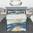 thumbnail image 3 of Designart 'Indigo Panel III' Geometric Duvet Cover Set, 3 of 4