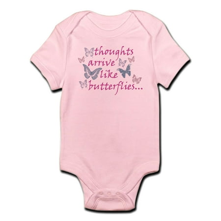 

CafePress - Baby Butterfly - Baby Light Bodysuit