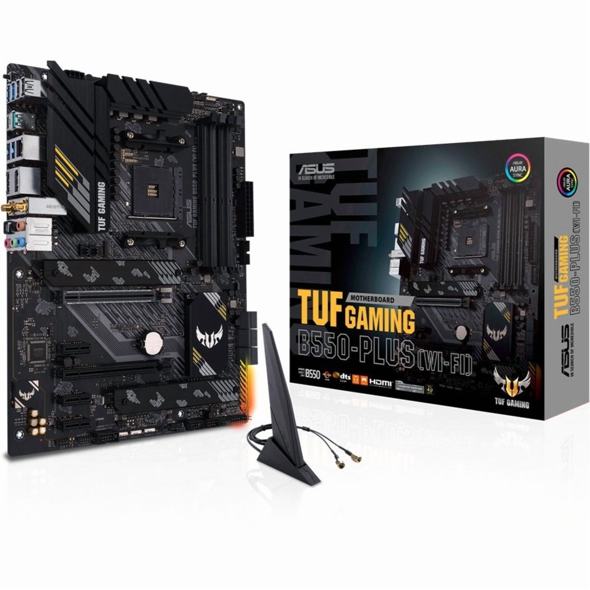 TUF GAMING B550-PLUS (WI-FI) Desktop Motherboard - AMD Chipset - Socket AM4 - Micro ATX