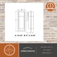 thumbnail image 3 of Sawyer Steel 1 Light Integrated LED Matte Black Contemporary Outdoor Wall Lantern Clear Glass, 3 of 11