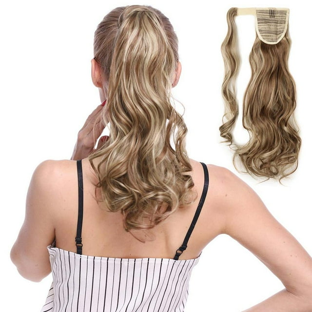 Long Straight/Curly Wrap Around on Ponytail Extension Synthetic Hairpiece